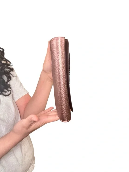 Metallic Rose Gold Chain Shoulder Bag - Picture 4 of 11